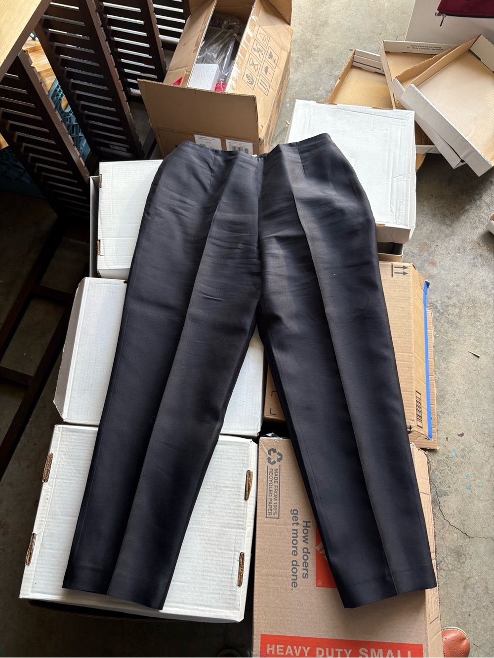 100% Silk Women’s Dress Pants - Classic Straight Fit